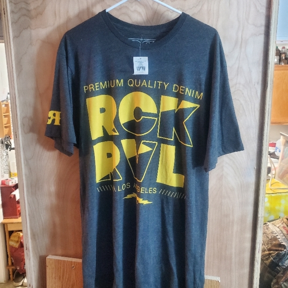 Rock Revival Men's Grey T-Shirt